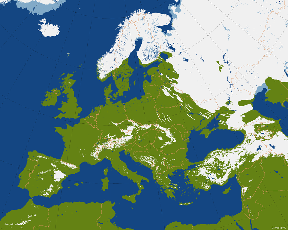 harta zapezii europa