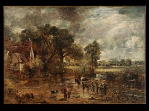 (Fig 1) John Constable, ‘ Full Scale sketch of ‘The Hay Wain’, c1821, V&A.