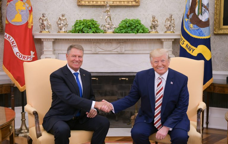 VIDEO. Stenograma declarațiilor președinților Klaus Iohannis și Donald Trump
