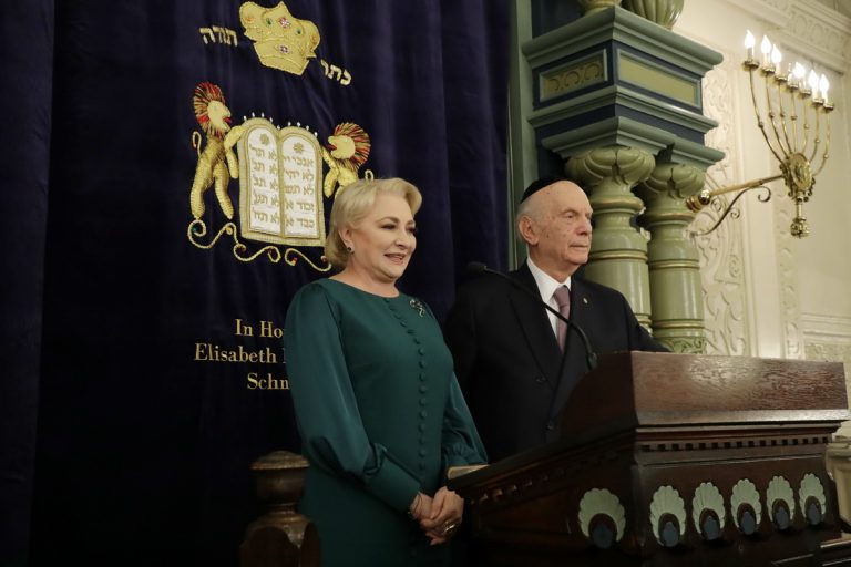 Dăncilă promite la New York că deschide Muzeul Național de Istorie a Evreilor și al Holocaustului
