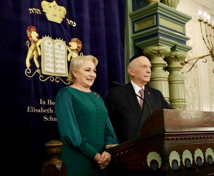 Viorica Dăncilă: Guvernul va continua acţiunile în scopul păstrării memoriei Holocaustului