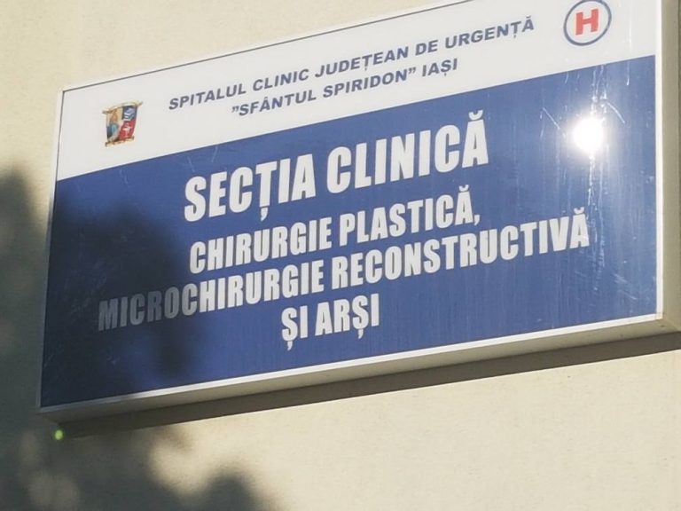 Secția de mari arși de la Iași a fost închisă deoarece inaugurarea oficială a contaminat saloanele