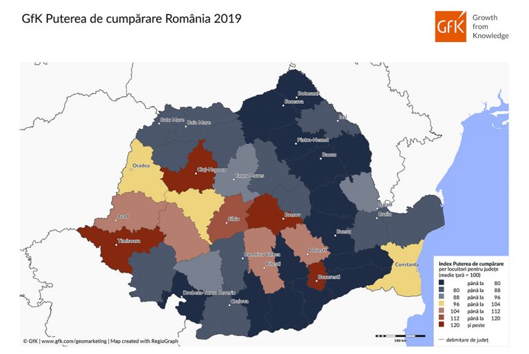 Studiu Gfk: Cât de bogați sunt bucureștenii. Comparație cu românii din alte regiuni și cu europenii