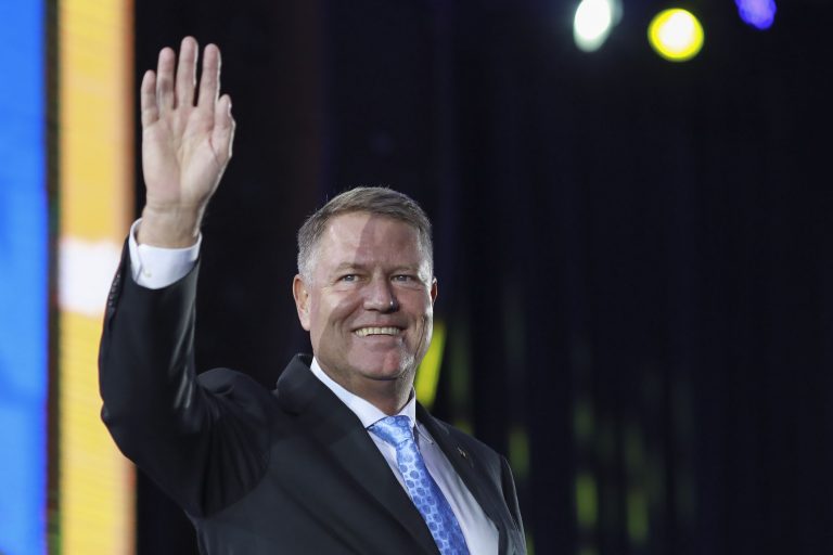 President Klaus Iohannis vows to create a “a normal Romania” if re-elected