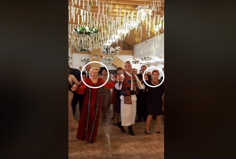 VIDEO De la înfrângere la paranghelie: Dăncilă, prinsă în horă la o nuntă alături de Olguța Vasilescu