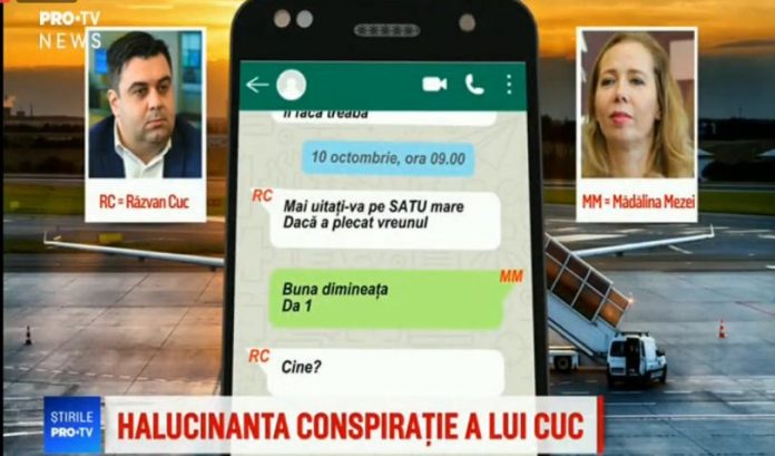 Ce-i cerea Răzvan Cuc Mădălinei Mezei pe SMS: Mai uitati-vă dacă a plecat vreunul din Satu-Mare