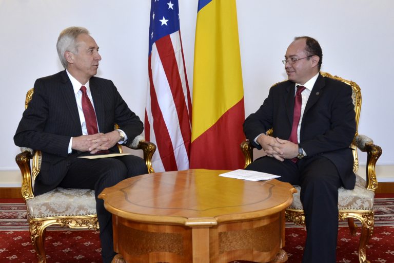 Ambasadorul Hans Klemm, vizită de rămas bun la ministrul Afacerilor Externe, Bogdan Aurescu