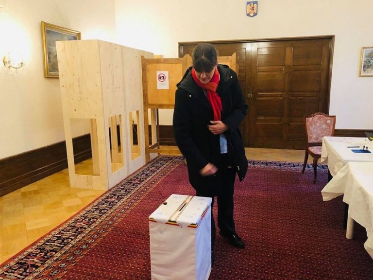Procurorul general european, Laura Codruţa Kovesi, a votat la Helsinki