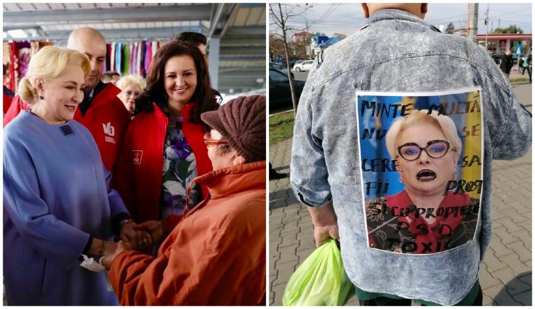Vizita plină de peripeții a Vioricăi Dăncilă la Focșani / Vrâncean nervos: „Aţi dus ţara de râpă”