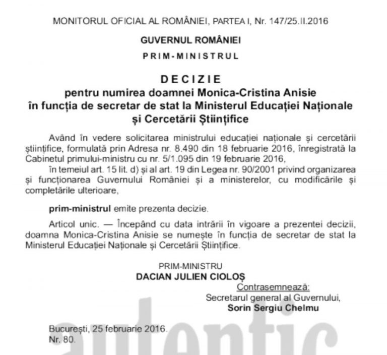 Ministrul care îi dă fiori lui Dacian Cioloș a fost secretar de stat în Guvernul… Cioloș