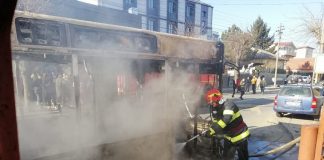 incendiu autobuz constanta