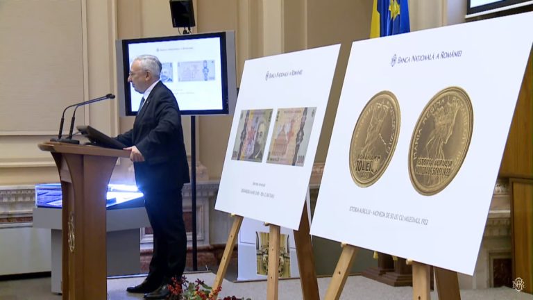 BNR a lansat bancnotă cu Ionel Brătianu și monedă de aur cu Regele Ferdinand și Regina Maria