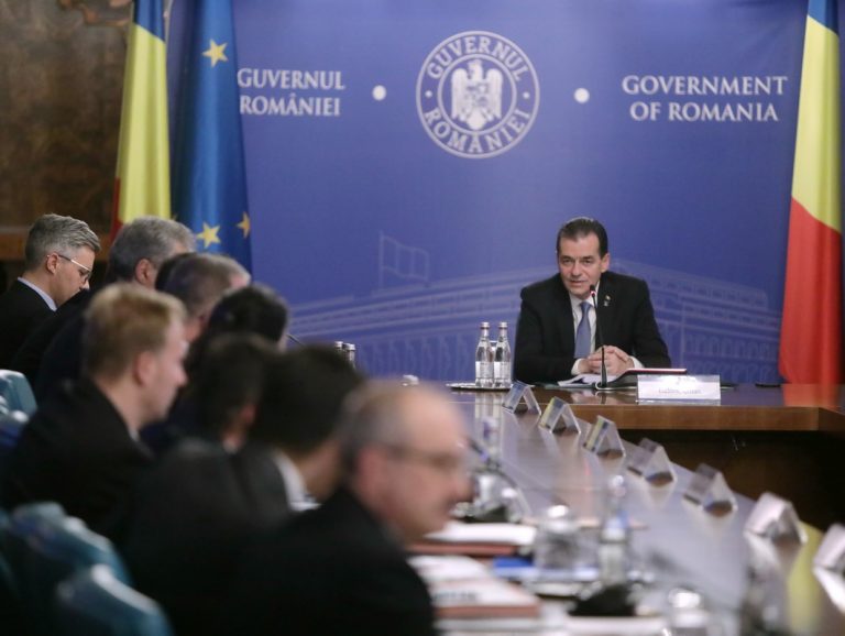 Proiectele incluse pe ordinea de zi a ședinței de marți, pentru care Guvernul Orban își va asuma răspunderea