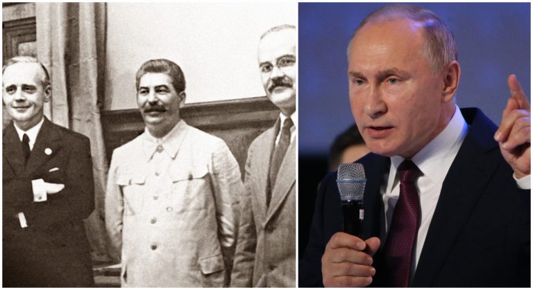 Putin apără din nou Pactul Ribbentrop-Molotov, acuzând UE de o „minciună nerușinată”