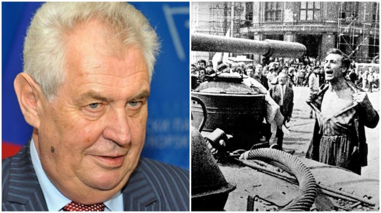 Președintele pro-rus al Cehiei, denunţă „insolenţa” Moscovei cu privire la evenimentele din Primăvara de la Praga