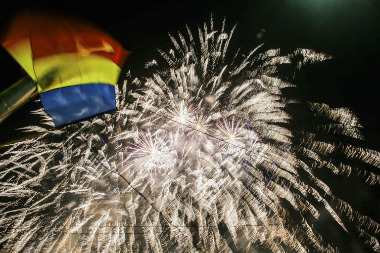Tens of thousands of Romanians party into the night as fireworks go off from Cluj to Constanta to usher in 2020