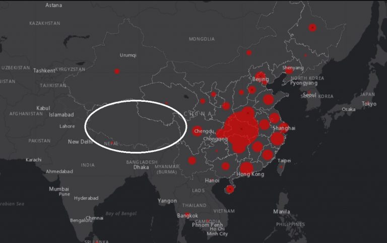 HARTĂ LIVE coronavirus | Locul cel mai ferit de epidemie este tocmai „fabrica” de virusuri a Chinei