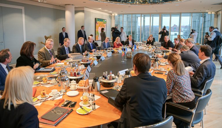 FOTO | Președintele Iohannis, la ședința de Guvern al Landului Bavaria