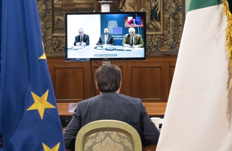 Videoconferință cu tensiuni. Ultimatumul Spaniei şi Italiei împiedică un pact al UE privind pandemia COVID-19