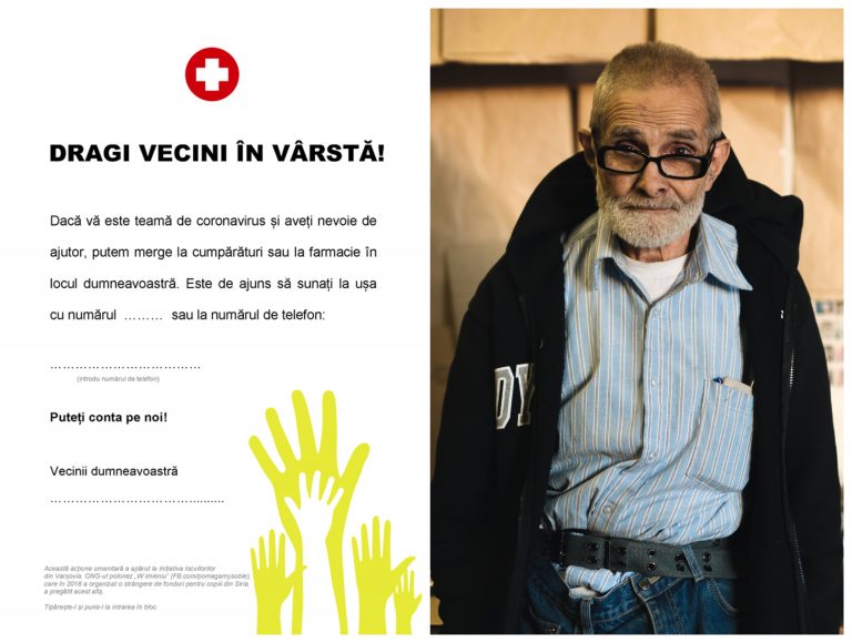 COVID-19. Inițiative de ajutorare a bătrânilor, pentru a reduce riscul de infectare în rândul acestora