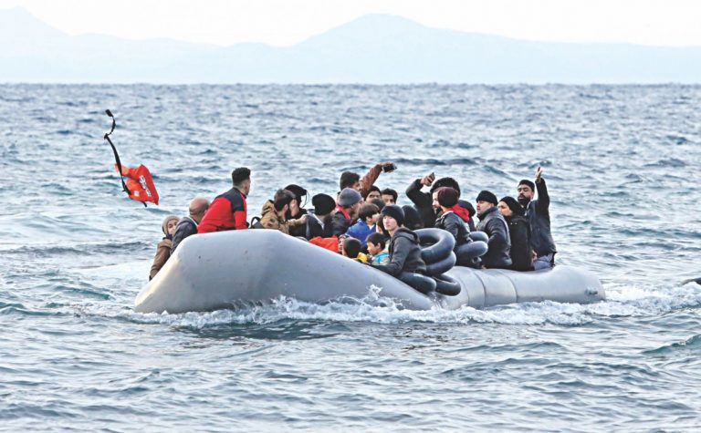 Suspicious Greek coastguard accused of hurling migrants overboard