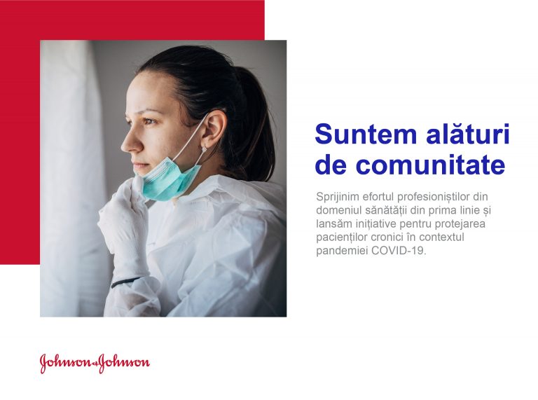 COVID-19. Johnson & Johnson donates 650,000 lei to help Romanian patients with chronic illnesses during pandemic