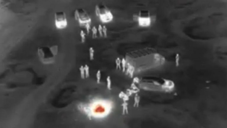 Petrecere cu grătar la miez de noapte, în zona carantinată din Suceava, descoperită cu drona