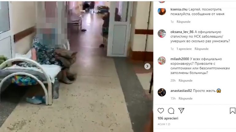 VIDEO | Imaginea neputinței Rusiei în fața Covid-19: „Medicii au înjurat și ne-au spus: filmați și trimiteți”. Bolnavii, în paturi pe holuri