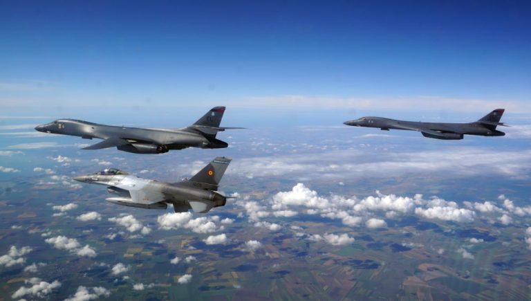 MApN anunţă un exerciţiu demonstrativ de Poliţie Aeriană Întărită, la Mihail Kogălniceanu, în prezenţa şefilor Forţelor Aeriene din Germania, Italia şi România