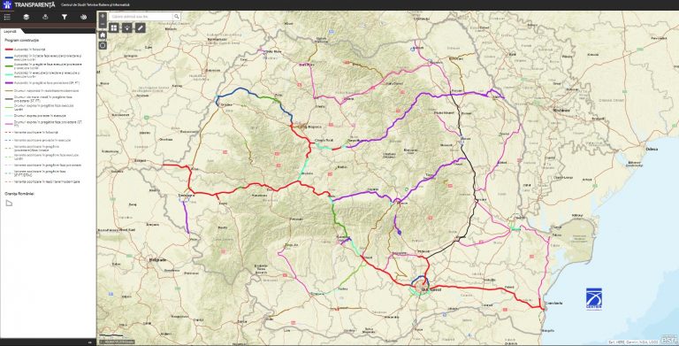 INTERACTIV | Harta autostrăzilor din România. Informații actualizate ale proiectelor de autostrăzi și drumuri expres