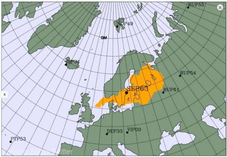 Creştere uşoară a radioactivităţii în Europa de Nord