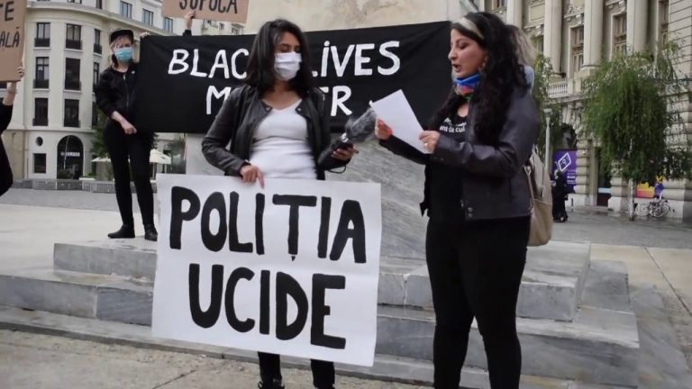 VIDEO | Manifestațiile ”Black lives matter”/”Poliția ucide” au ajuns și în România