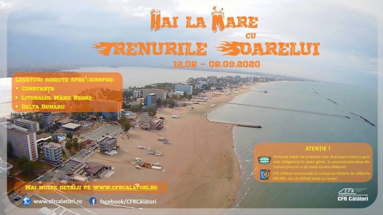 Come to the Sea! Romania lays on extra trains as summer season to Black Sea coast begins