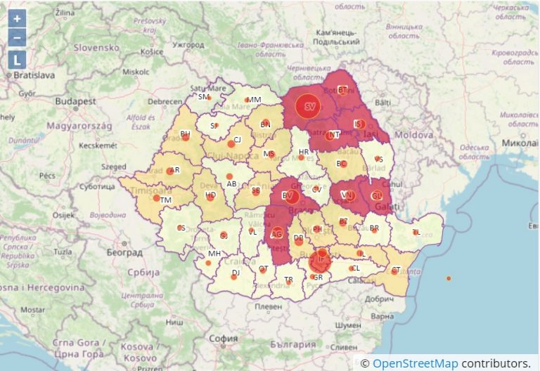 Explozia pandemiei în România se vede în creșterea procentului de testați pozitiv. Argumentul „se testează mai mult” nu este valid