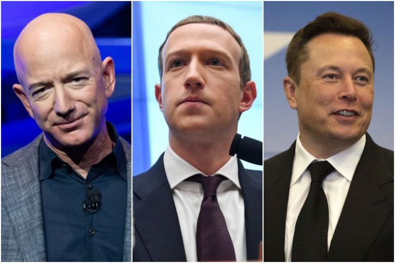 Cu câte miliarde de dolari au crescut averile lui Bezos, Zuckerberg și Musk în 2020