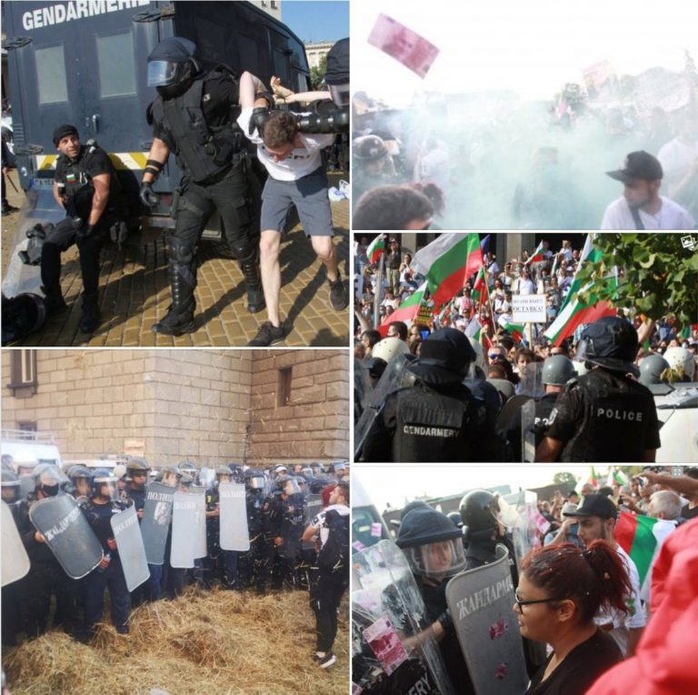 Guvernul Borisov se menține la putere. Președintele Bulgariei acuză „violențe masive” la adresa manifestanților