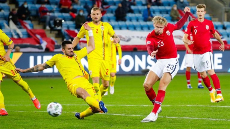 Naționala României, umilită de Norvegia cu 4-0, în Liga Naţiunilor
