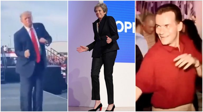Trump a cedat ispitei, a dansat. Cine este, însă, Regele Dansului? Donald, Theresa sau Ludovic?