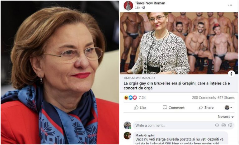 Maria Grapini a confundat un pamflet cu o știre falsă. „Vă voi da în judecată!”
