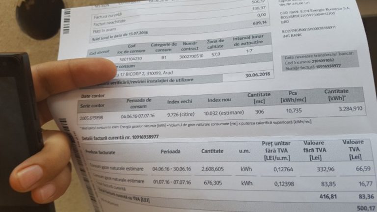 Dozens of energy companies in Romania fined 450,000 lei for failing to cap energy prices.