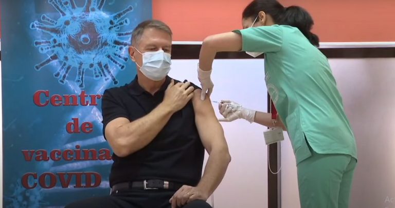 President gets ‘painless’  Covid jab, appeals to Romanians to get inoculated. ‘It’s safe and effective’