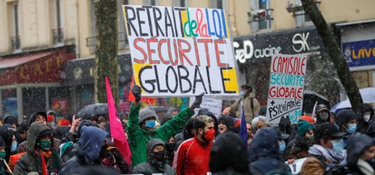 VIDEO | Noi proteste în Franța împotriva controversatului proiect de lege privind ”securitatea globală”