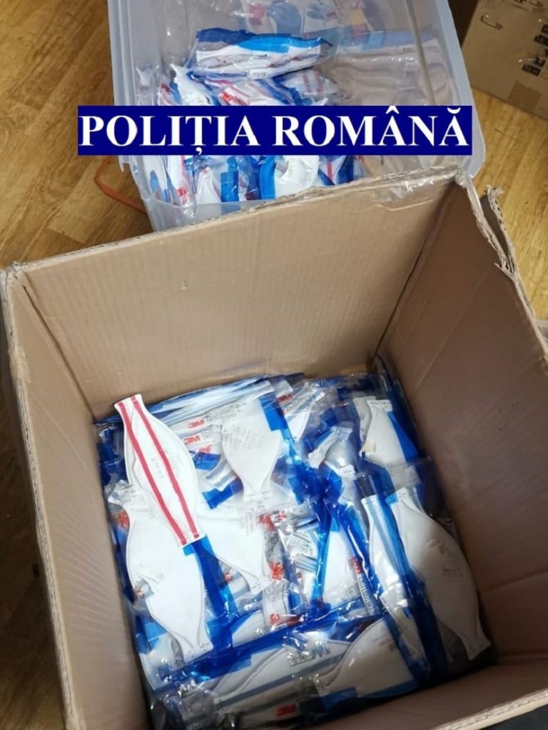 VIDEO. Police carry out searches across Romania over suspected mask fraud