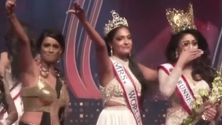 VIDEO | Dispută la concursul de frumusețe „Mrs. Sri Lanka”. S-a lăsat cu arestări