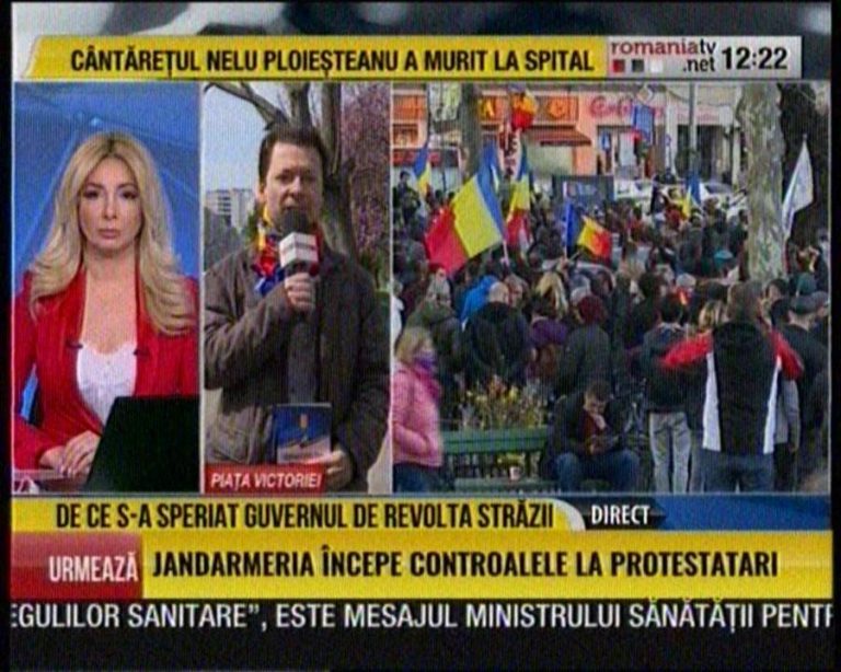 Manipulare crasă la România TV.  Burtiere dramatice pe imagini de arhivă date ca în direct