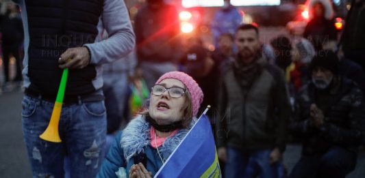 Anti-mask protest, Bucharest, April 3, 2021. Inquam photos.