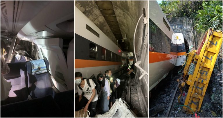 VIDEO | Tragedie feroviară în Taiwan. UPDATE: Numărul morților a urcat la 48