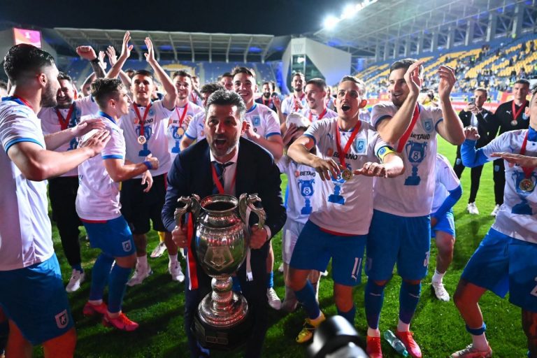 VIDEO | Universitatea Craiova a câştigat Cupa României, după meciul cu Astra Giurgiu