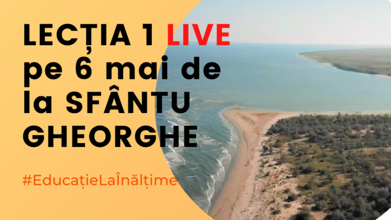 VIDEO | Premieră în învățământul românesc: Prima lecție cu drona transmisă LIVE din Sfântu Gheorghe pentru școli din toată țara