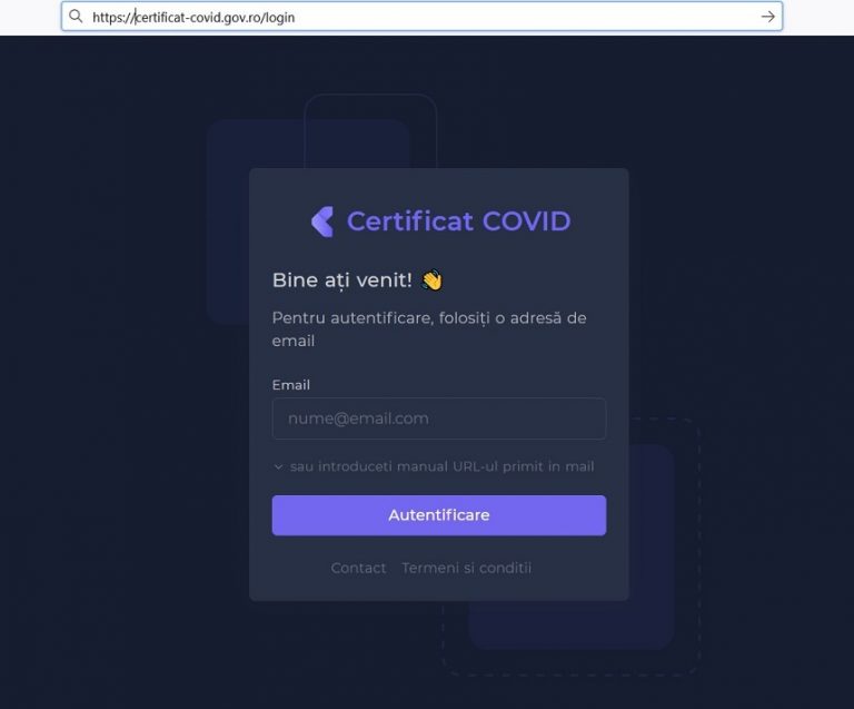 Site-ul de pe care pot fi generate certificatele digitale COVID, pregătit de lansare. Paşii pentru obţinerea certificatului